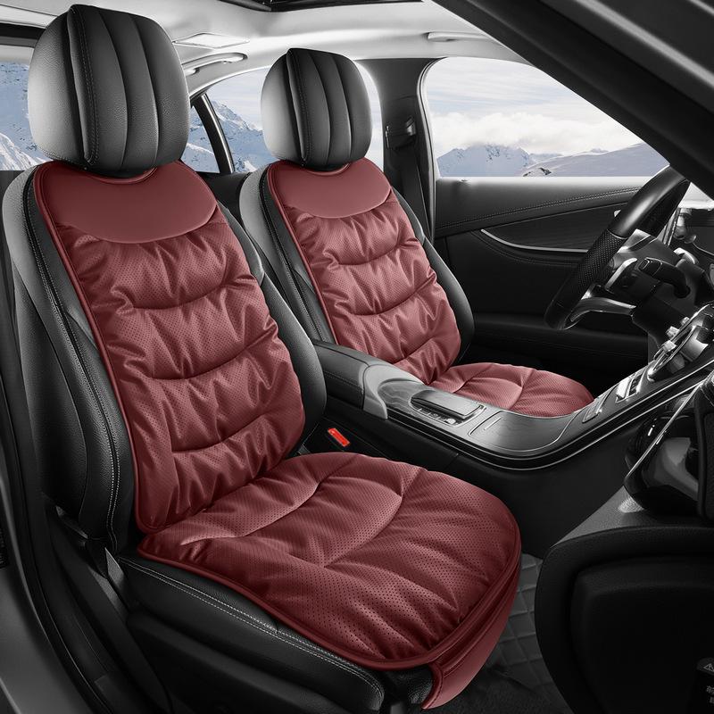 Universal Warm Cloud-Feel Car Seat Cushion: Autumn/Winter Wear-Resistant Down Cotton with Ergonomic Support