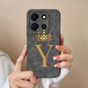 For Infinix Note 30 Pro 30i 30 VIP Phone Case Cute Panda Letters Soft High Quality Liquid Silicone Shockproof Couple Back Covers