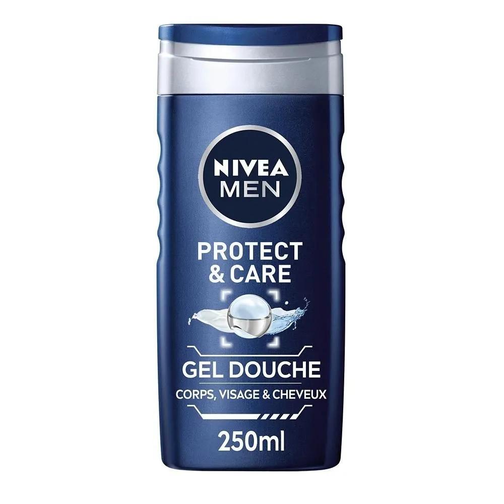 Гель для душа NIVEA Men 250 мл, 4 шт., Защита и Уход