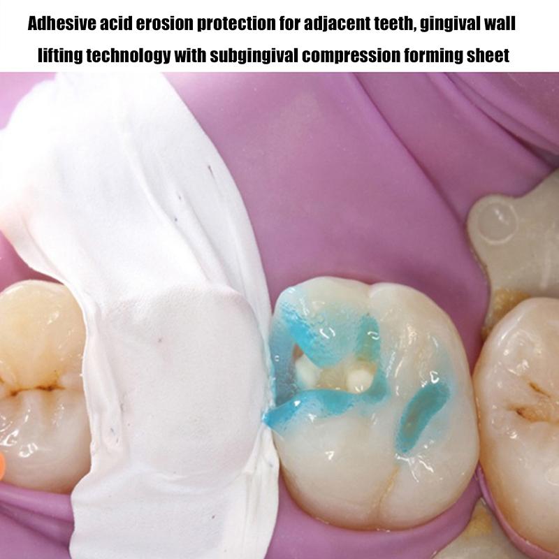 5M Dental Teflon Matrix Bands White Ptfe Raw Material Belt Contoured Matrices Thickness 0.1Mm Dentistry Materials