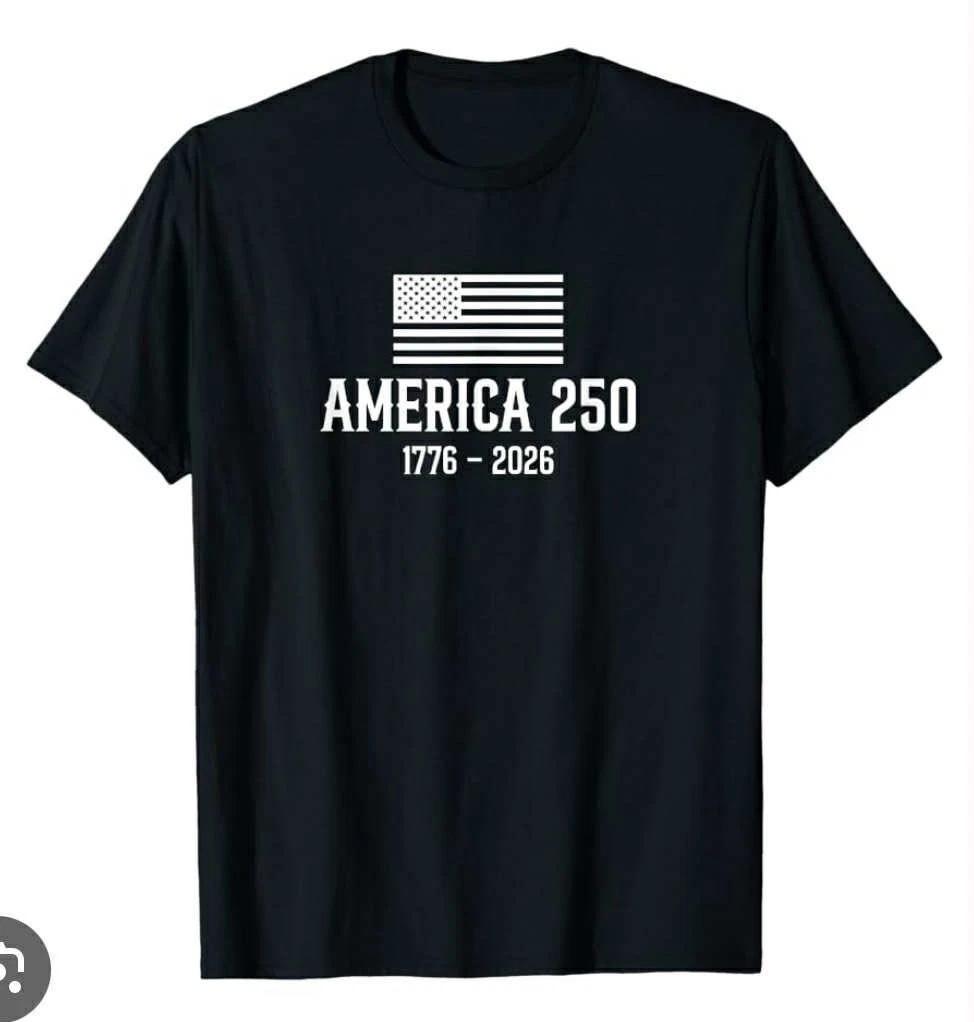 Флаг США Земля Свободных 250 лет Футболка XXXL