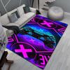 Gaming Teppich für Jungenzimmer Gamer Teppich mit Gamecontroller Teppich für Spielzimmer Esports-Raum und Jungen Spielzimmer-Themen Schlafzimmer Bodenmatte