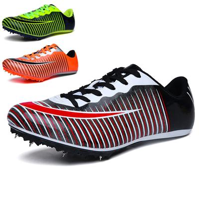 New Large-size Track and Field Sprint Men's Nail Shoes Women's Medium and Long Running Competition Training Shoes Mandarin Duck Shoes