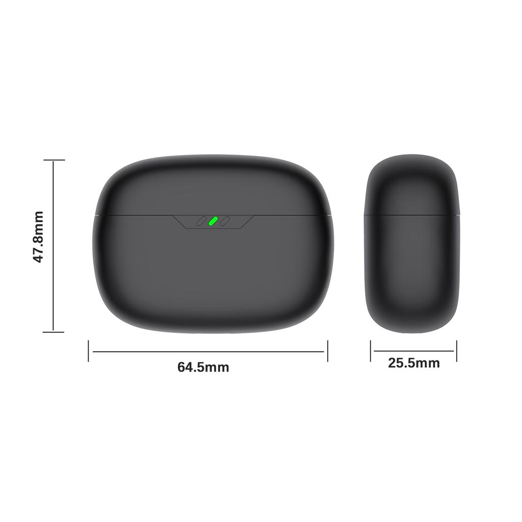 Estojo de Carregamento Para JBL Wave Beam/JBL Vibe Beam - Caixa Carregadora Sem Fio Bluetooth de 600mAh Substituição, Para Porta Tipo-C, Sem Fones de Ouvido
