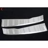 Rear Trunk Bumper Cover Trim For Mitsubishi ASX 2011-  Steel Car Inner Tailgate Door Sill Plate Guard Pad Accessories