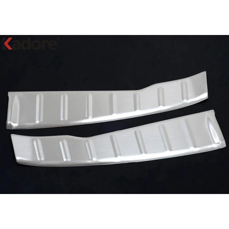 Rear Trunk Bumper Cover Trim For Mitsubishi ASX 2011-  Steel Car Inner Tailgate Door Sill Plate Guard Pad Accessories