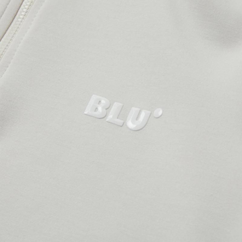 Blu DoT Volume Half Zip T shirT Plus Bg