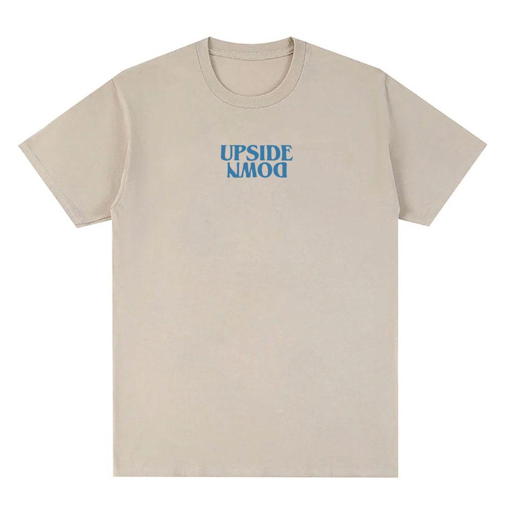 WSQK The Squawk 94.5 FM Print T-shirt If You Die I Die Upside Down Tshirts Unisex Streetwear Casual Loose Men Women T Shirt Tops