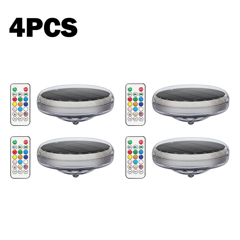 Solar Swimming Pool Lights With Remote 9 Color RGB Waterproof Floating Pool Light 3 Timer Function For Summer Pool Parties Decor