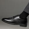 Leather Shoes Men Brogues Formal Shoes for Men Classic Business Mens Leather Shoes Luxury Male Wedding Oxfords Low Top Loafers