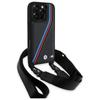 BMW Bmhcp16X23Psvtk Iphone 16 Pro Max    6.9 Black Hardcase M Edition Carbon Tricolor Lines & Strap