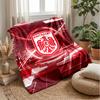 Eintracht Frankfurt Football Print Flannel Blanket, Soft Warm Lightweight Throw Blanket for Sofa Bed Camping