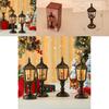 Christmas Snowman Figurine Vintage Table Lamp With Light Music And Snow Effect For Holiday Decor