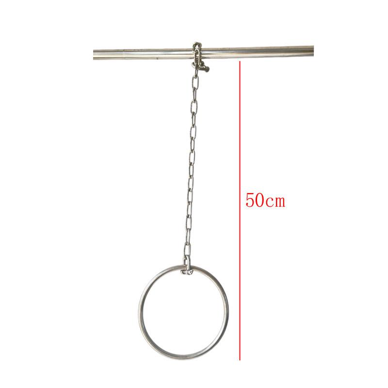 304 Stainless Steel Solid Welded Ring Swing Chain for Indoor/Outdoor Playgrounds - Suitable for Adults and Children