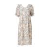 Blue Floral Print Dress Pajamas Vevs126l