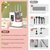 3 IN 1 Electric Makeup Brush Cleaner Machine With Makeup Brush Dryer-Holder-Portable Automatic USB Cosmetic Brushes Cleaner Tool for All Size Beauty