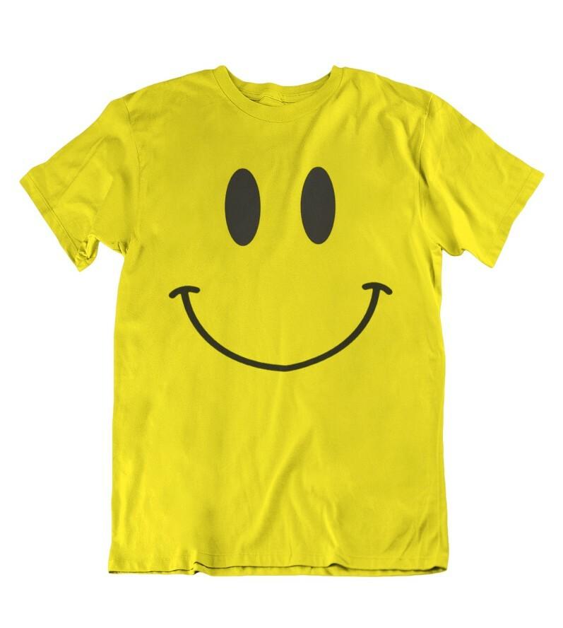 

Мужская футболка с веселым улыбающимся лицом Эко Музыка Ретро Вечеринка Маскарад Подарок 3XL