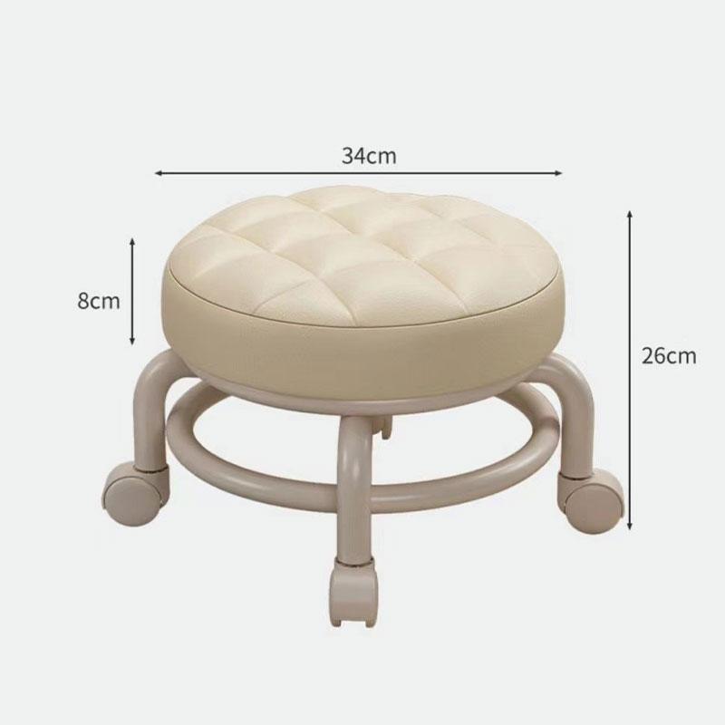 Home Wheeled Low Chair Pulley Stool Household Universal Wheel Silent Wheel Rotating Floor Cleaning Pulley Home Furniture