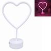 Heart Shaped Neon Desk Lamp USB or Battery Operated LED Neon Sign Decorative LED Neon Light  Women