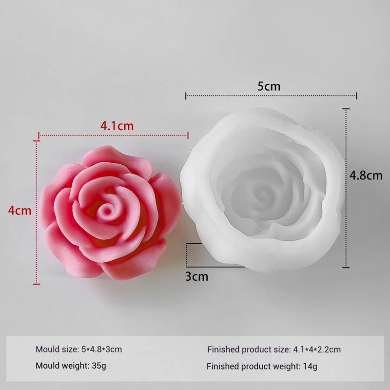 3D Daisy Flower Mold Sun Flower Silicone Mold Aromatherapy Epoxy Soap Candle Mold DIY Decoration Baking Tools For Cakes