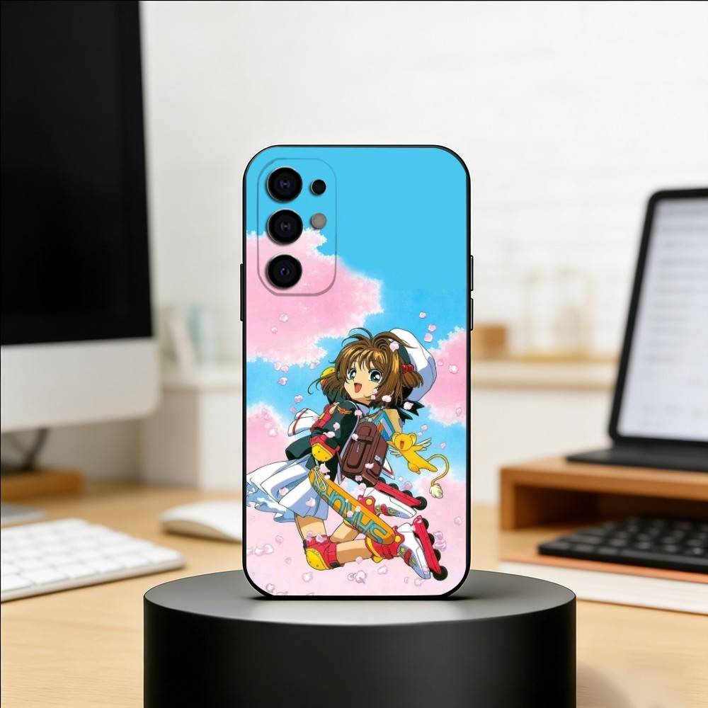 CardCaptor Sakura Anime Phone Case For Samsung S25,S24,S21,S22,S23,S30,Ultra,S20,Plus,Fe,Soft Silicone Black Cover