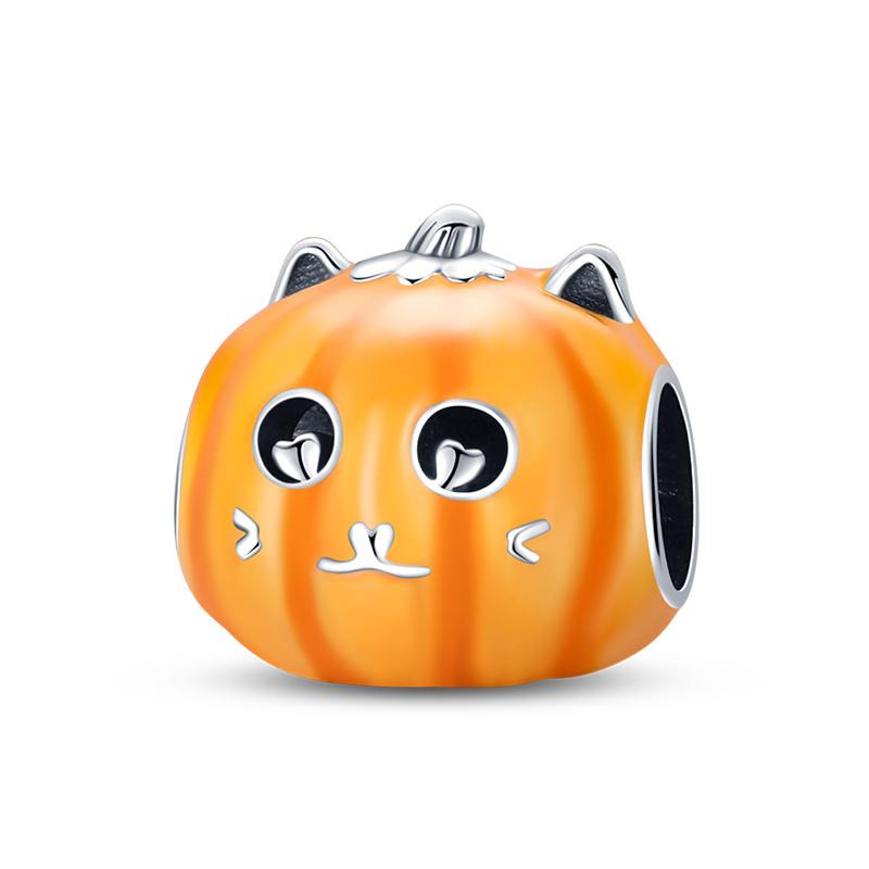 New In Fashion Copper Luminous Skull Charms Beads Fit Original 3Mm Charm Bracelet Bangle Diy Gift Jewelry