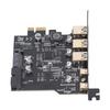 Placa PCIe Durável de 5 Portas para USB 3.2 Gen 1 com 2 Portas USB Tipo C e 3 Portas USB Tipo A - Placa de Expansão PCI Express para Windows