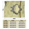 Cartoon Funny Cute T-Totoros Blanket Cover  Plush Throw Blanket Home Couch Printed Lightweight Bedsprea,