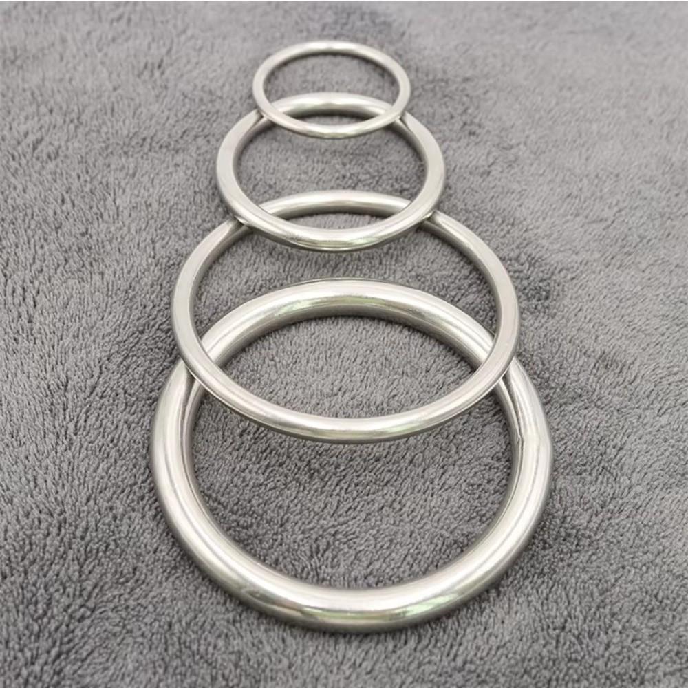 M4 M8 Yoga Hanging Rings Anti Corrosion O Rings Load Bearing Stainless Steel Rings Yoga Training