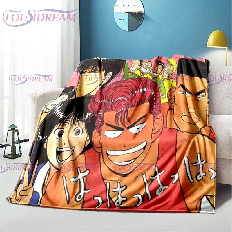 

SLAM DUNK Японське аніме Сакурагі Ханамічі Ковдра з принтом Ковдра Ультрам’які ковдри Легкі затишні для ліжка Диван Диван 75x90cm
