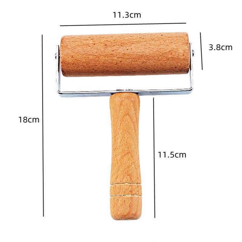 Pastry Pizza Roller, Smooth Non Stick Stainless Steel Rolling Pin Time-Saver Pizza Dough Roller for Home Kitchen Baking Cooking