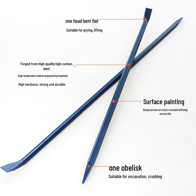 Guyin Heavy-Duty Hexagonal Steel Pry Bar
