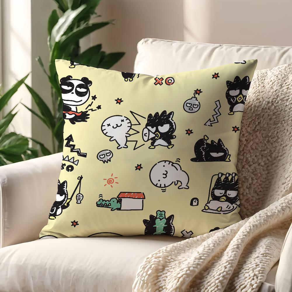 Cartoon Bad Badtzmaru Cushion Cover For Pillow Printing Sofa Decoration Home Car Room Coffee Shop Office Nordic Simplicity