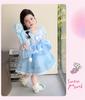 Girls' Summer Dress 2026 New Style Baby Girl Elegant and Beautiful Elsa Princess Dress Children's Summer Dress Dress
