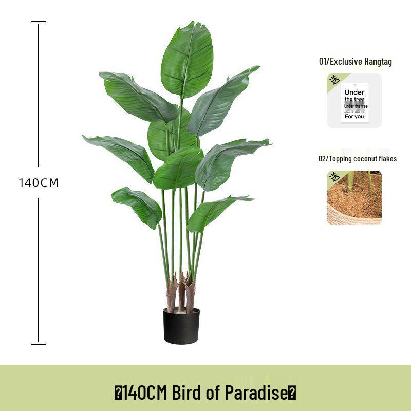 Luxurious Bionic Bird of Paradise: Large Artificial Indoor Floor Plant Decoration
