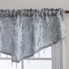 1PC Nuan Series Vintage Luxury Bead String Decorative Valance Jacquard Short Window Valance for Living Room Bedroom Home Decor