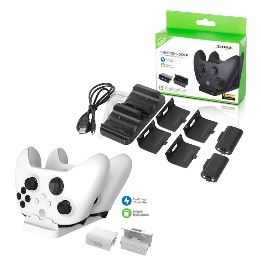 Compatible with Xbox Series X/S Wireless Controller Dual Charging for SLIM/ONE X Dual Battery Charging Kit X1 Charging Base чёрный