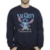 Disney Mens Lilo & Stitch Naughty & Nice Sweatshirt