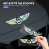 Car Logo Angel Wings Decoration 3D Reflective Waterproof Sticker For Astra Insignia Corsa Zafira Meriva Mokka Vivaro Vectra