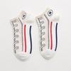 5 Pairs Women's Funny Shoe Print Socks Fashion Style Hip Hop Cute Fashion Soft Slippers And Socks