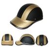 Motorcycle Bike Scooter Baseball Cap Style Half Open Face Safety Hard Half Helmet Hat for Men and Women Personality Lightweight Half Open Face Helmet