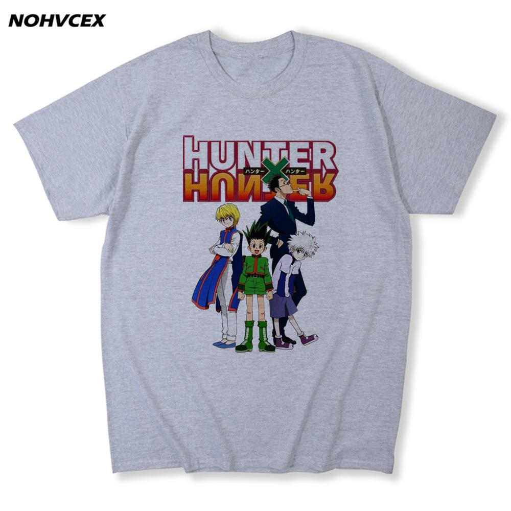 Hunter X Hunter Men Funny Tops Hisoka Morow Graphic Tees Harajuku Unisex Anime Killua Zoldyck T