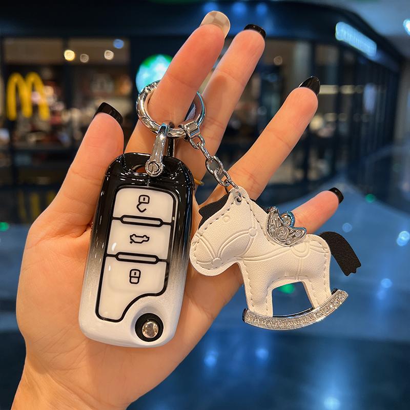 For VOLKSWAGEN VW Car Key Case Cover Shell For VW Volkswagen Golf 7 MK7 Tiguan MK2 For Seat Ateca Leon FR Ibiza For Skoda Octavi