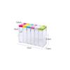 Spice Shaker Jars, Plastic Seasoning Shaker Box Condiment Set for Travel, Seasoning Storage Containers,Random Color