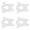 4pcs Breathing Machine Face Liner Reduce Noisy Air Leak Accessory Self Adhesive Soft Breathing Machine Facial Liner