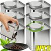 3/1x Tinplate Iron Can Coffee Bean Tea Home Kitchen Spices Powder Herbs Airtight Cans Outdoor Camping Packaging Storage Tin Box