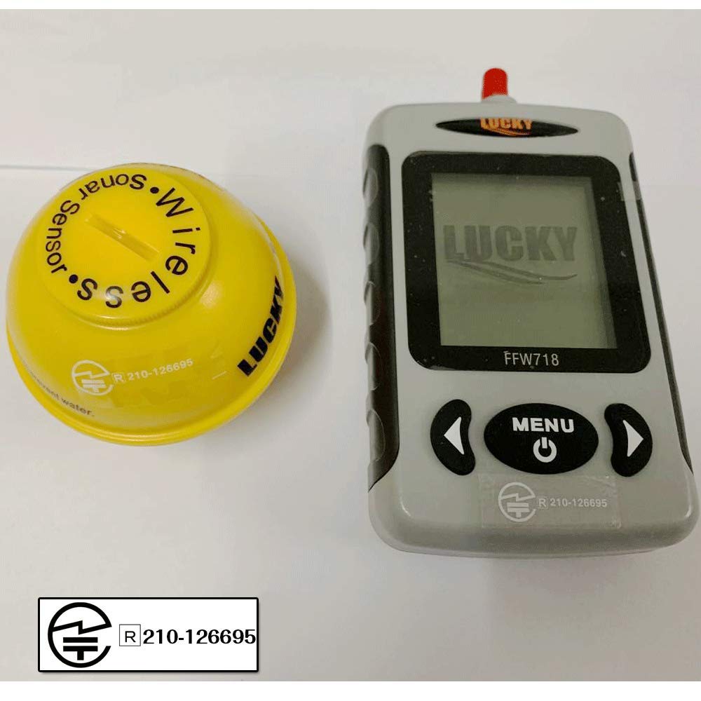LUCKYLAKER Wireless Fish with for Land Boat Rock Deep Sea and Night Fishing Finder, Throwable, Fish-Attracting Light, Fishing, Fishing, Fishing,