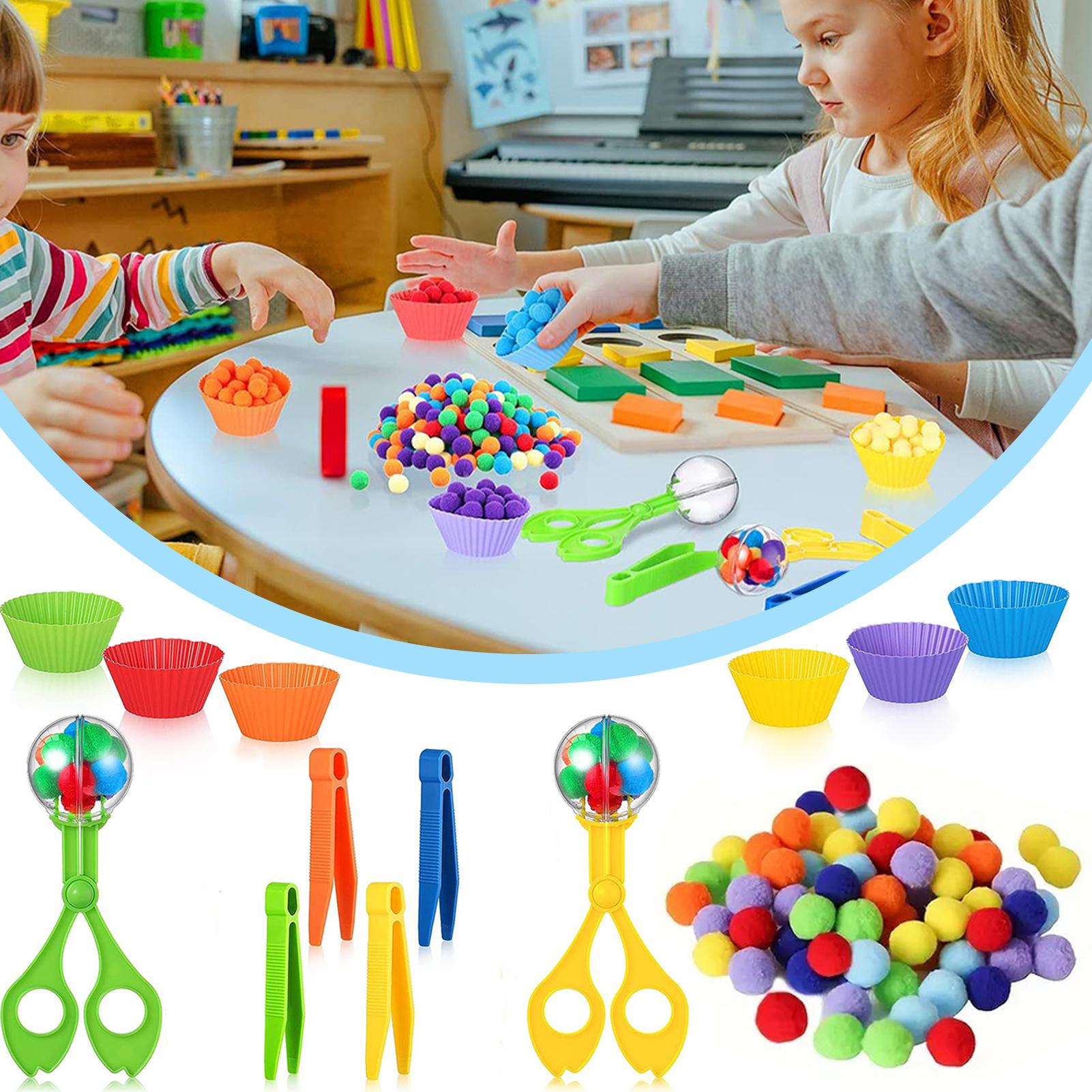 

Pom-Pom Color Sorting Activity Set Interesting Kids Early Educational Toys For Children Kids China Mainland