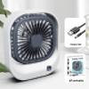 Square USB Charging Mini Desk Fan – Silent, Compact Gift with Customizable Logo