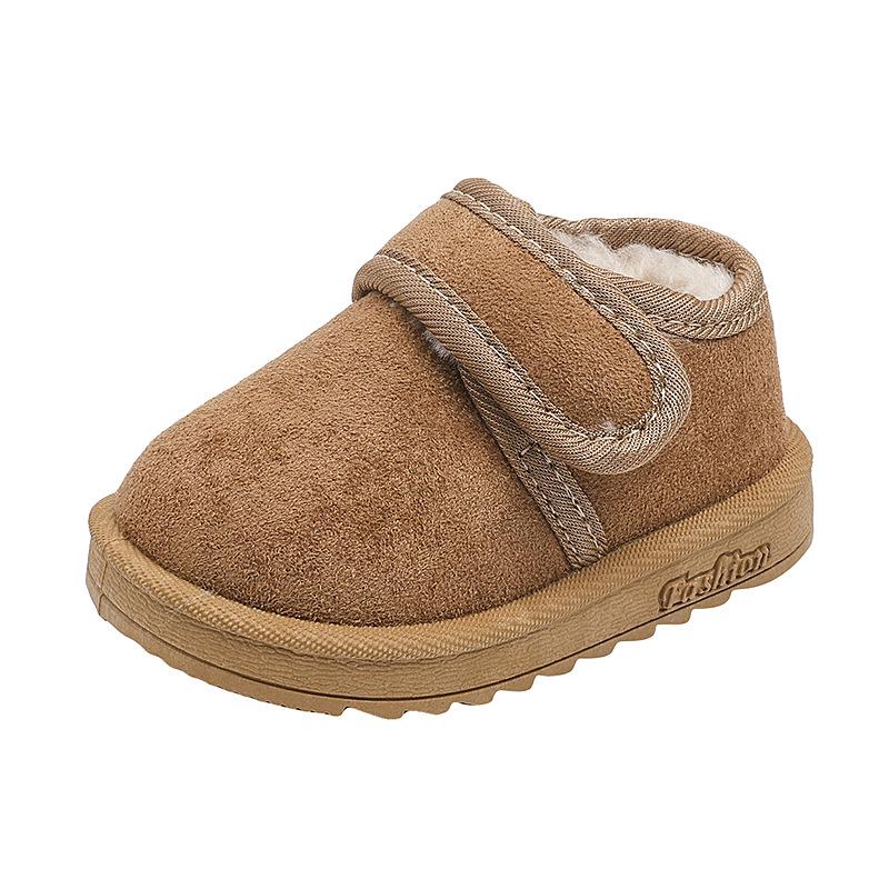 Warm Suede Snow Boots for Toddlers - Unisex, Plus Velvet, Ages 1-6